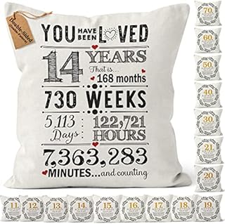 Kies HOME®(Double-Sided) 21st Birthday Gifts for Him Gifts for Her Populer Cushion Covers 18x18 for Women Friendship Gifts Best Sister Gifts Brother Gifts for Friends Cushions (21th)