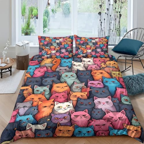 Housse de couette café 3D king size parure de lit microfibre confortable