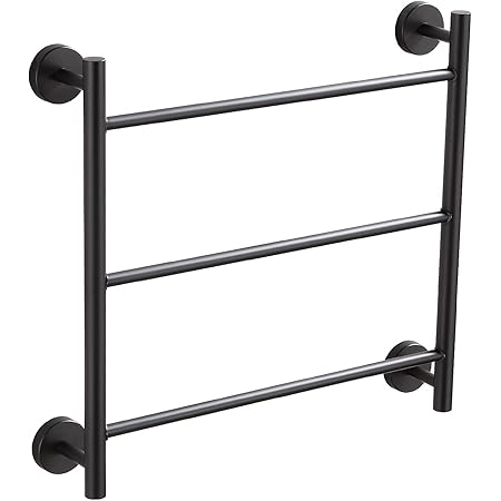 Sealskin Brix Bandeja de pared con toallero 55 cm Negro ...