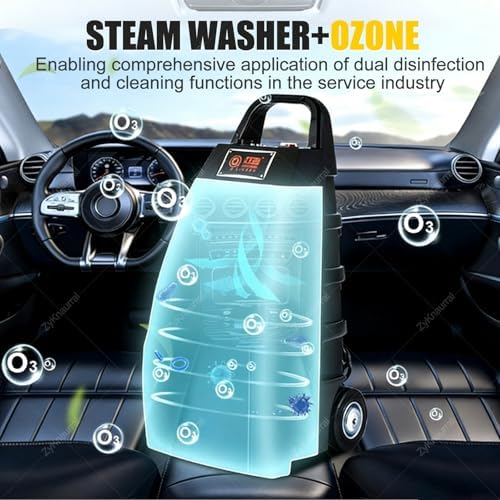 3000W Commercial Steam Cleaner - 3.5L Tank, High-Temperature Steam for Kitchen & Auto Detailing, Powerful Grime & Grease Removal, Heavy-Duty Performance