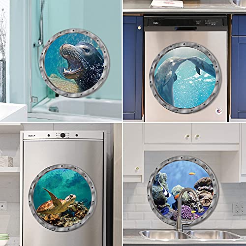 Vinilos Decorativos 3D Naturaleza Marina 4 Piezas miniatura 4
