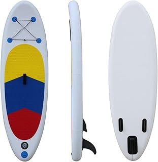 Stand Up Inflatable Paddle Board Stand Up Paddle Board 15CM Thick Durable & Lightweight With Accessories For Beginner And Professional for Adults (Color : White, Size : 243x75x15cm)