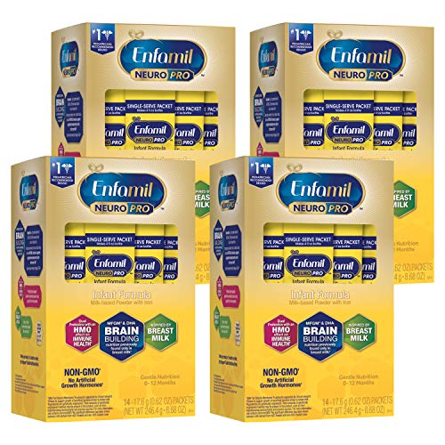 Enfamil NeuroPro Infant Formula, Brain Building Nutrition Inspired by Breast Milk, Single Serve