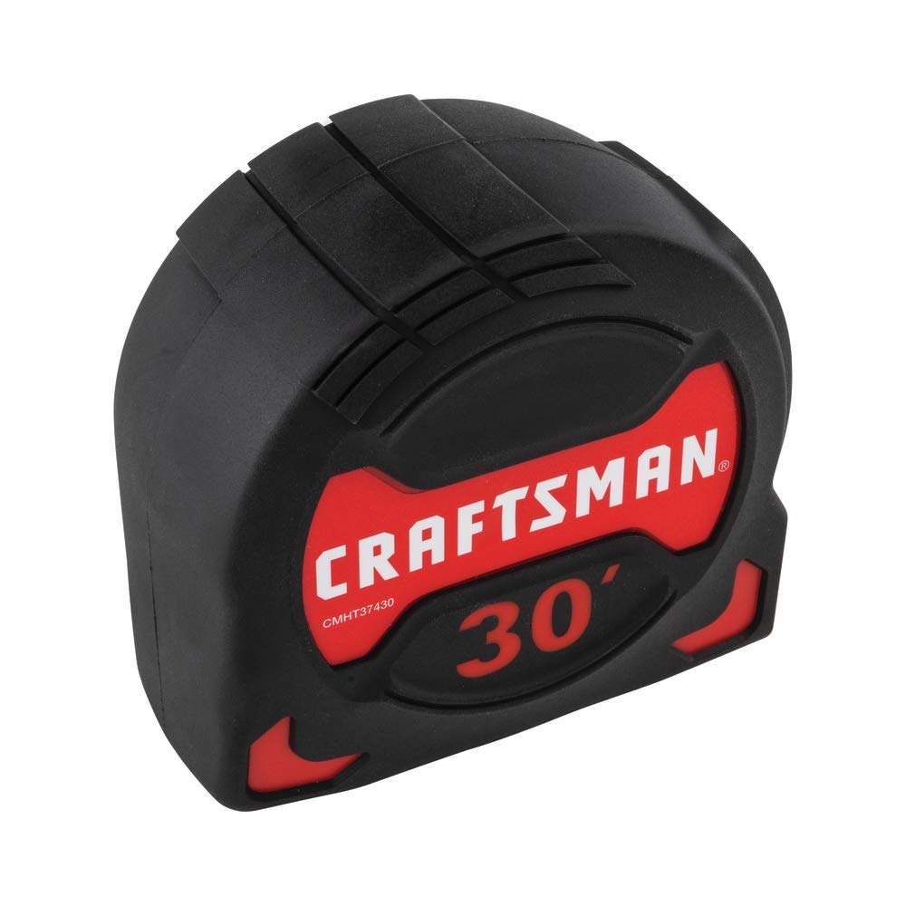 Craftsman CMHT37430S PRO-10 Cinta de 3,5 x 30 pies, rojo/trasero, 1-1/8 pulgadas