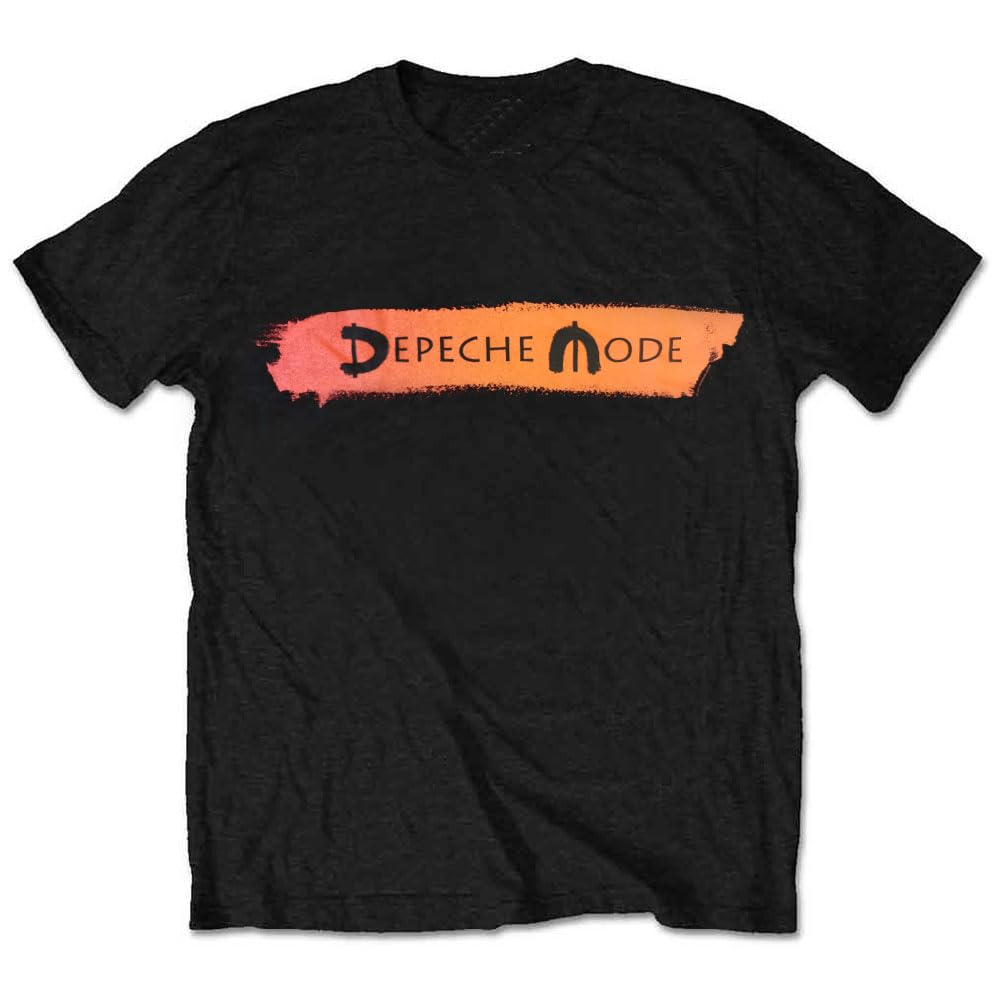 Rock Off officially licensed products Depeche Mode T Shirt Enjoy The Silence Global Spirit Tour Red Band Logo XXL