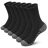 Felicigeely Athletic Socks Women Men Crew Socks Cushion Sports Running Socks Performance Hiking Calf...