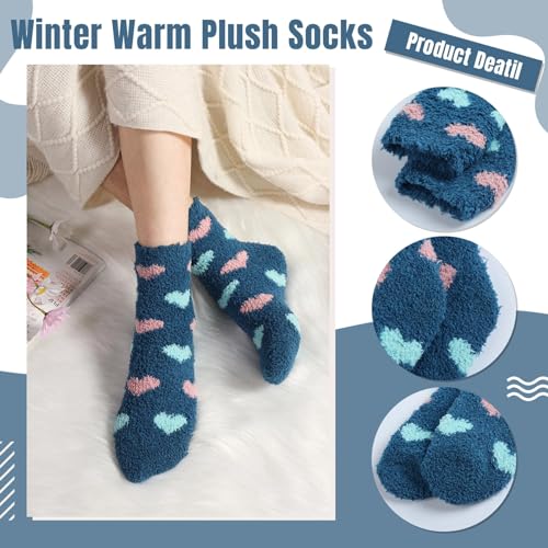 Image of Fuzzy Socks for Women Fluffy Cozy Slipper Socks Fall Halloween Socks Gifts