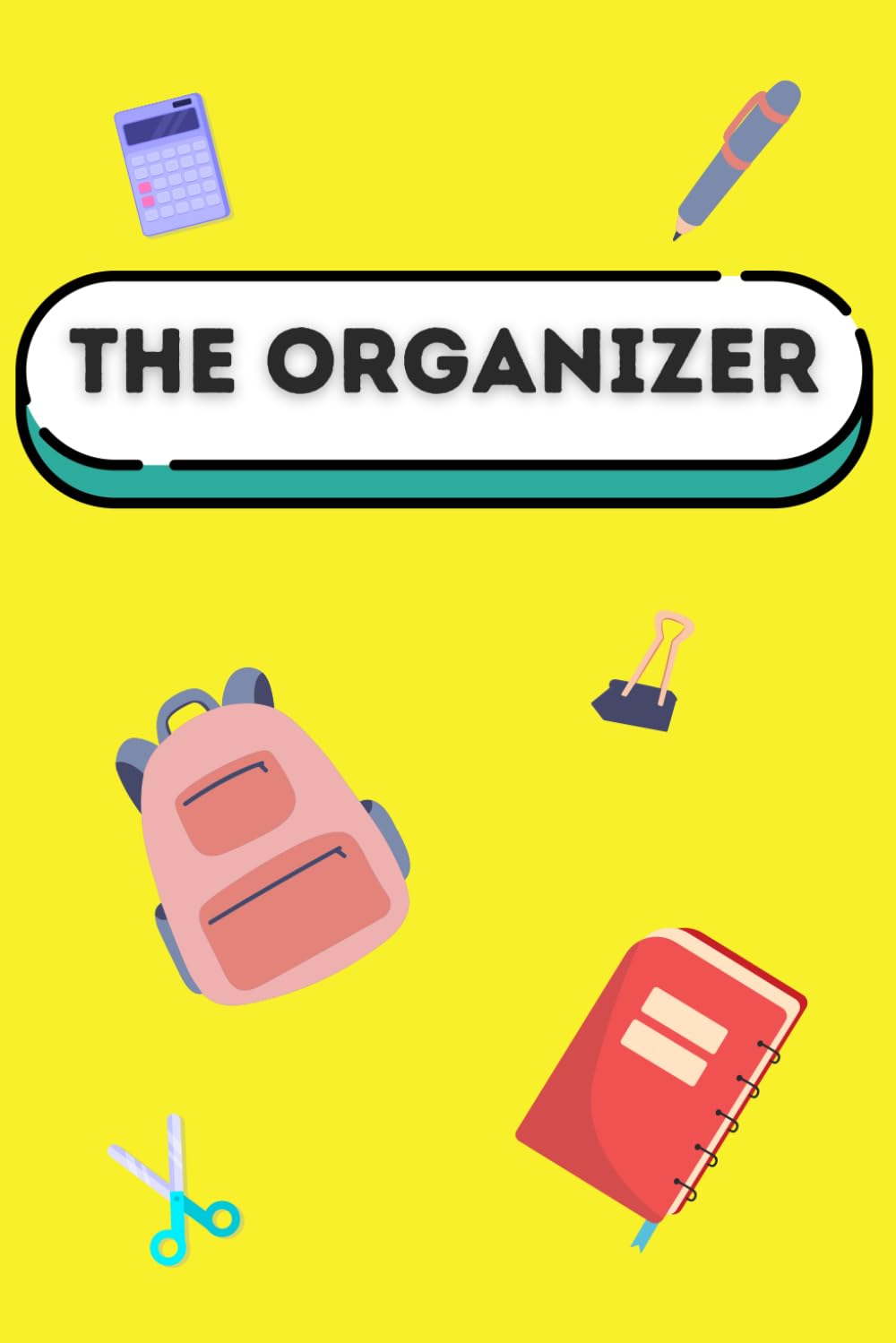 THE ORGANIZER: Notebook Journal School Modern Design