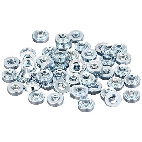 uxcell #8-32 Carbon Steel Self-Clinching Nuts Cover