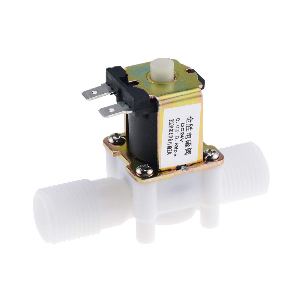 ，Válvula solenoide unidireccional normalmente cerr Dispensador magnético de agua potable, controlador de presión neumático, interruptor de 1/2" CC, 12 V/24 V(Dc 24v)