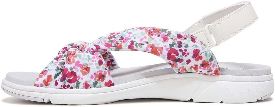 Ryka Macy Floral White Multi 7.5 D - Wide