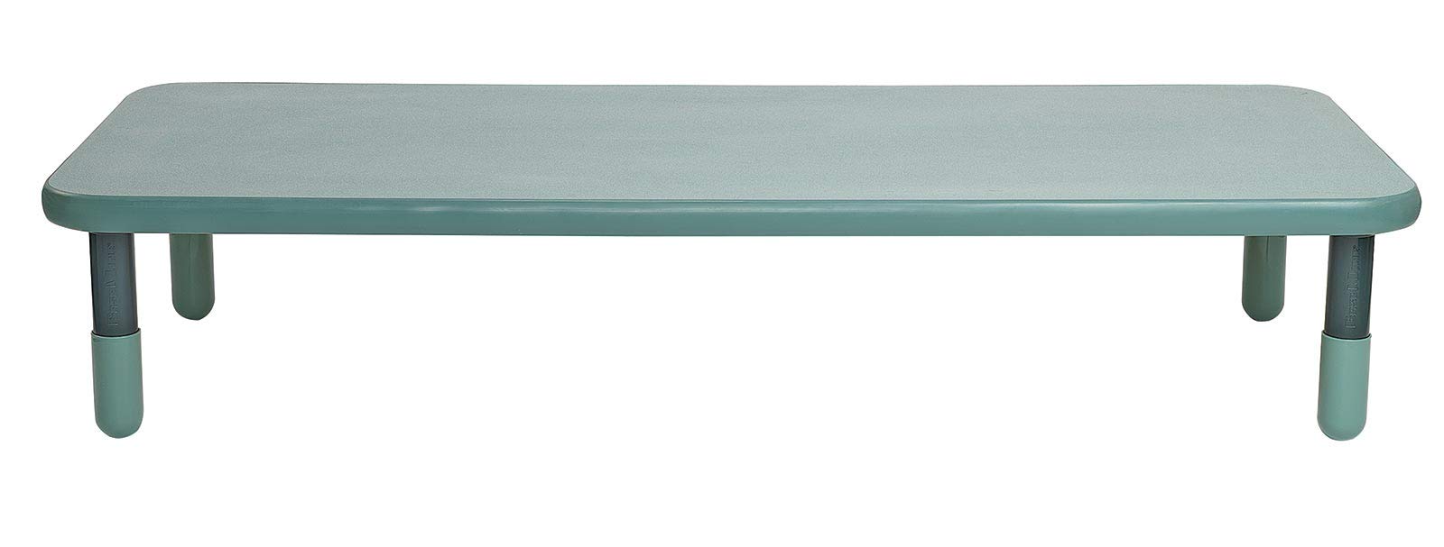Angeles Baseline 72"x30" Rect. Table, Homeschool/Playroom Toddler Furniture, Kids Activity Table for Daycare/Classroom Learning, 14" Legs, Teal Grn.