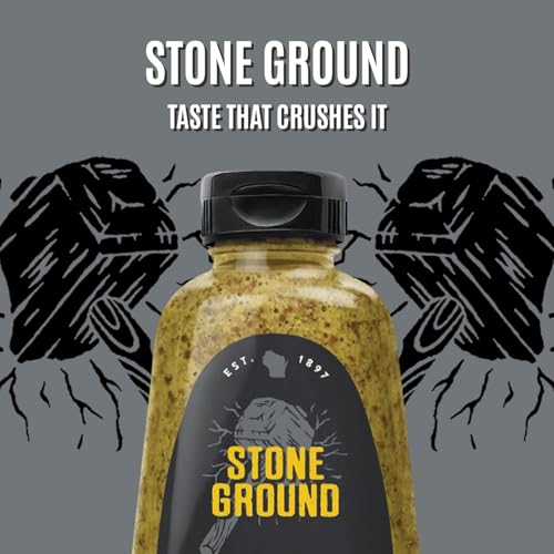 Image of Koops' Mustard Gluten-Free, Kosher, Made in USA, From Quality Mustard Seeds, Creamy and Traditional Bavarian Recipe (12 Ounce (Pack of 1), Stone Ground)