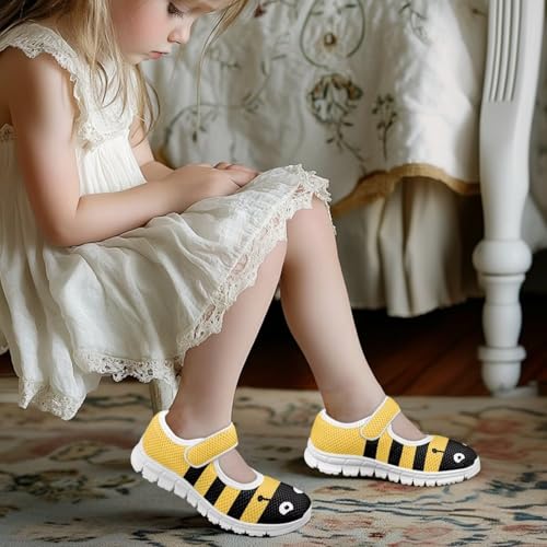 chaqlin Kids Strap Casual Shoes Girls Lightweight Mary Jane Shoes Breathable Non Slip Sports Sneakers for School4