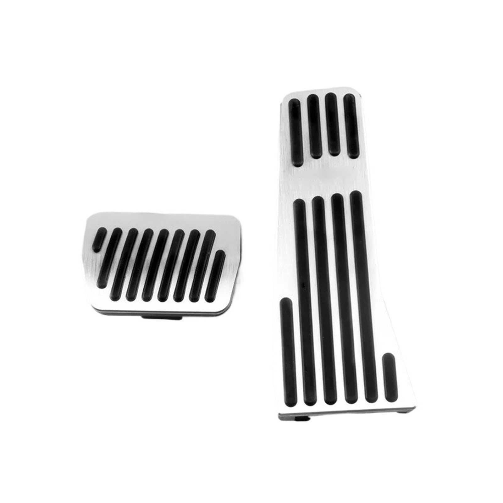 Pedaliera Auto Per Mazda 3 BP CX30 CX50 CX60 MX30 MX-30 2019-2024 Poggiapiedi Gas Freno Pedale Pad Copertura(AT 2pcs Silver)