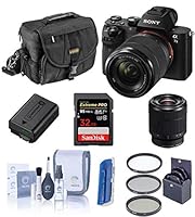 Sony Alpha a7II Digital Camera with FE 28-70mm f/3.5-5.6 OSS Lens - Bundle with Camera Case, 32GB Class 10 SDHC Card, Filter Kit (UV/CPL/ND2), Clean Kit, SD Card Reader, Card Wallet