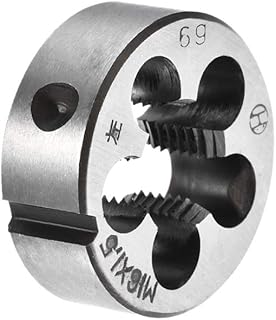 sourcing map M16 X 1.5 Metric Round Die, Machine Thread Left Hand Threading Die, Alloy Tool Steel Screw Thread Cutting Die