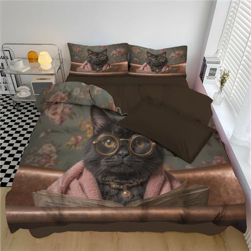Housse de couette réversible en microfibre douce et facile à laver - 3