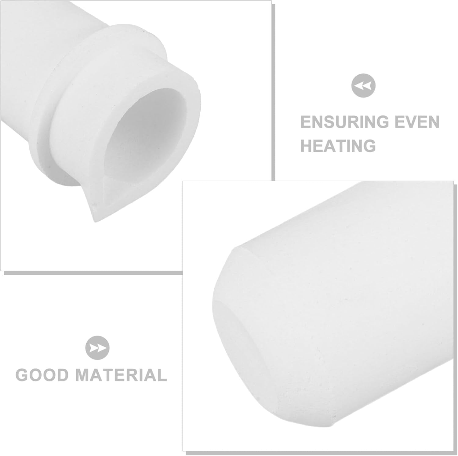 SOLUSTRE Quartz Crucible Melting Cup with Lid for Jewelry and Metal Casting High Heat Conductivity Capacity Essential Tool for Professionals and Hobbyists