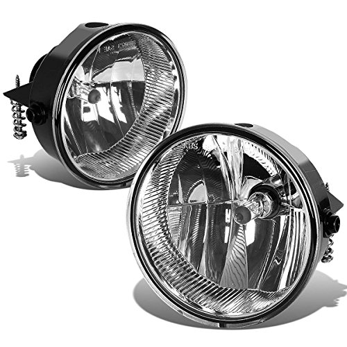 Auto Dynasty Compatible with Ford F150/Lincoln Mark LT Pair of Bumper Driving Fog Lights (Clear Lens)
