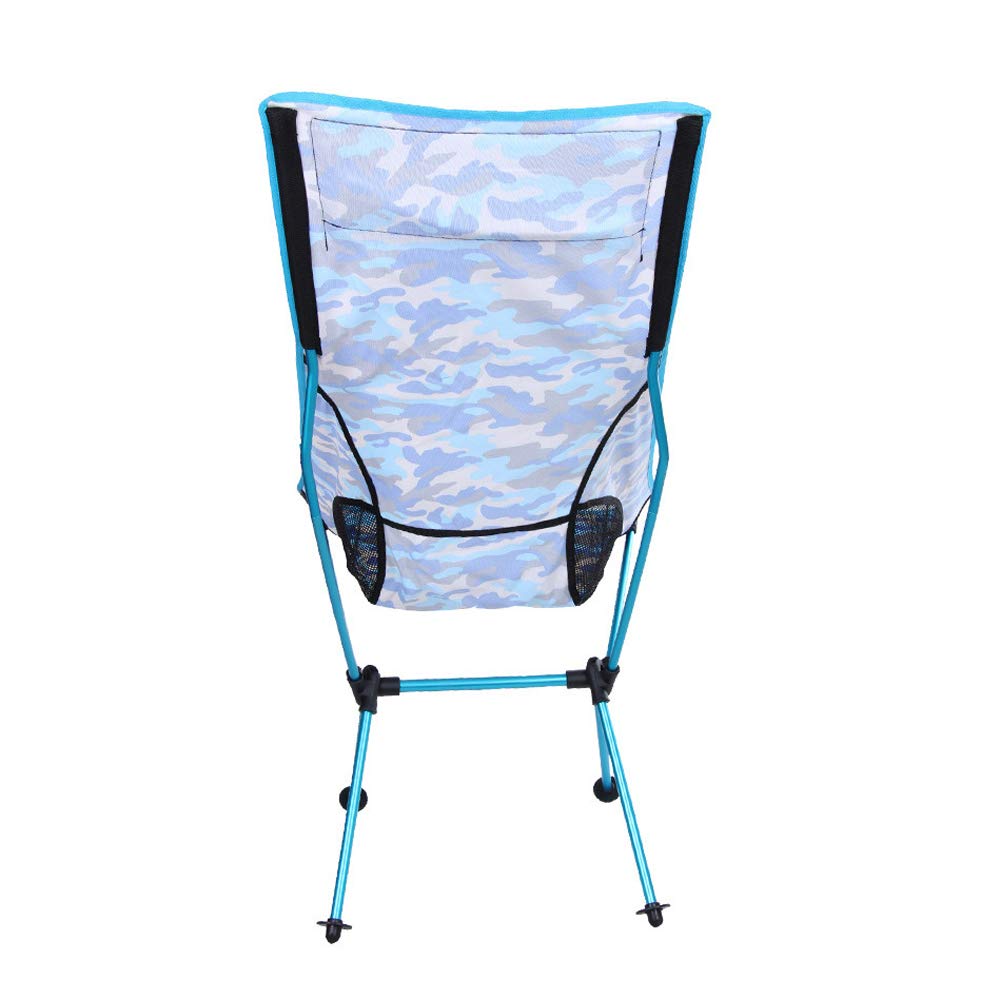 Sillas Plegables portátiles, Silla de Playa Plegable de Camuflaje de aleación de Aluminio, Silla de Ocio para Acampar en la montaña multifunción, Silla Plegable Larga para Relajarse