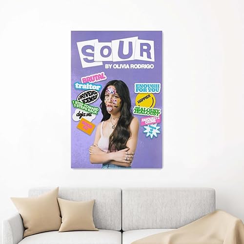 Miniatura 4 de YHFKSIW Olivia - Póster artístico, póster artístico e impresión artística de pared (12 x 18 pulgadas, 5)