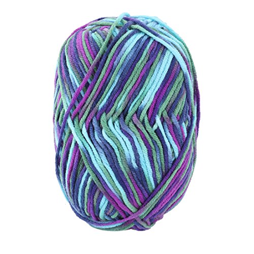 Sourcingmap Cotton Blends Home Handmade Crochet Scarf Gloves Sweater Knitting Yarn Cord 50g Colorful