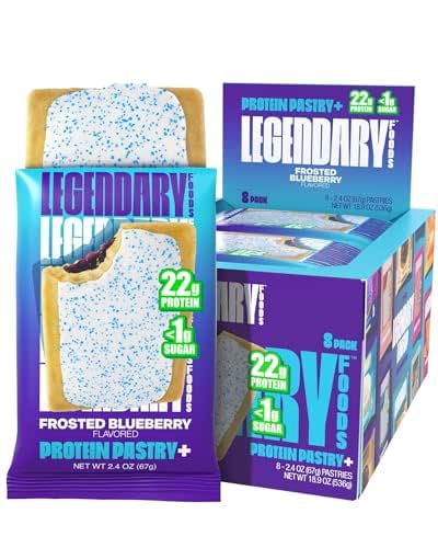 Legendary Foods 22g Protein Pastry 0g Added Sugar, Low Carb,