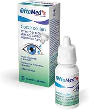 Oftamed der Augentropfen All 'Aloe Vera-Extrakt und Hyaluronsure 10ml :  Amazon.de: Drogerie & Krperpflege