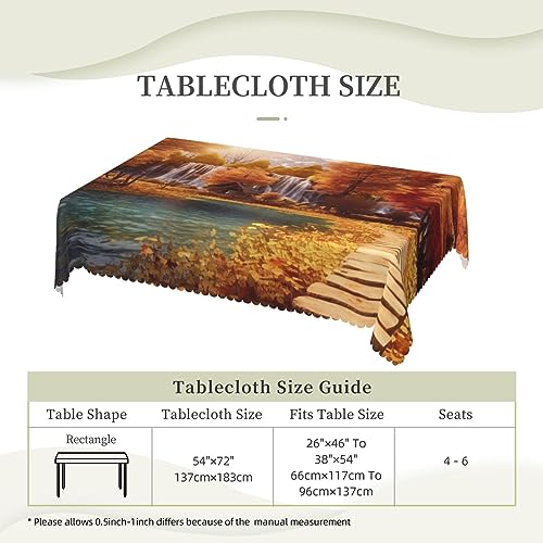 Nappe de table à manger rectangulaire au tomber lourd et finitions soignées - 7