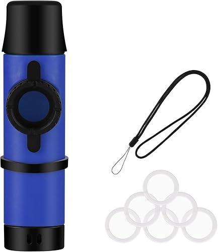 Miniatura 9 de RANMING Kazoo con 6 cañas adicionales cada una, instrumentos musicales coloridos para fiestas, actividad de grupo divertido, regalo y favor, regalos