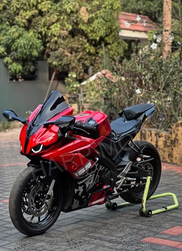 Image of Amazon Brand - HARP MODZ BMW Type MASK for Yamaha R15 V3 (Without Paint)