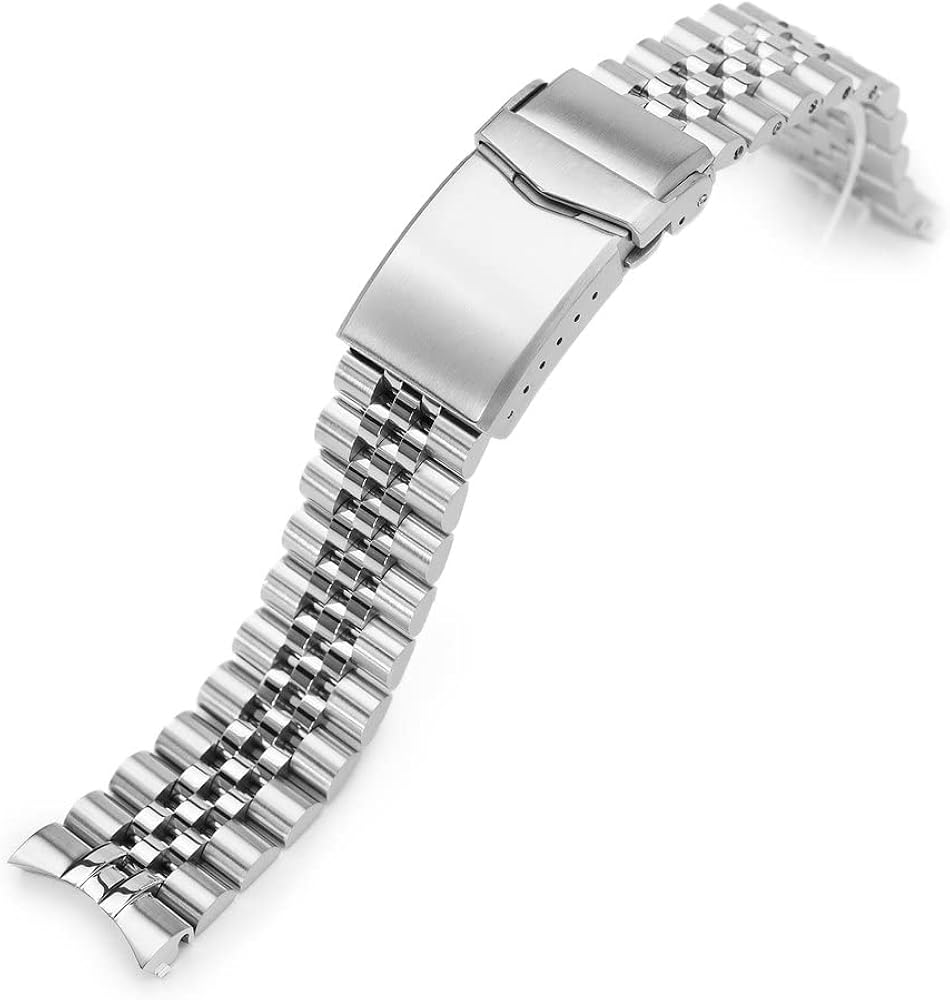 Amazon.co.jp: [MiLTAT] 20mm メタル時計バンド ステンレス