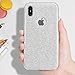 MILPROX Glitter Case Compatible for iPhone Xs, Shiny Sparkle Bling, 3 Layer Hybrid Protective Soft Phone Case Compatible for iPhone X