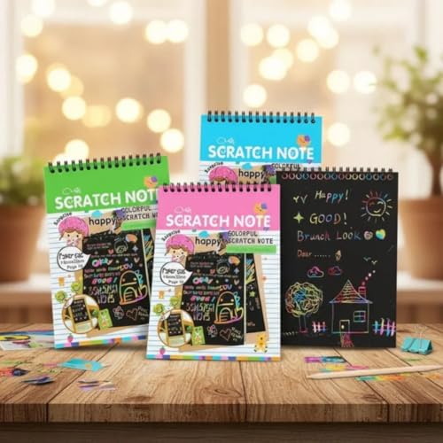 Image of Royals Birthday Return Gifts Scratch (Pack of 12) | Drawing Sketch Kids Designer Book| Designing Book for Child Birthday Return Gift
