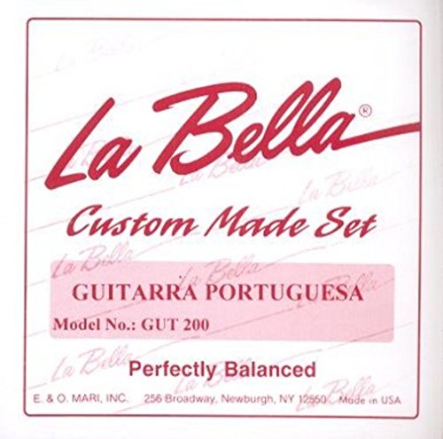 CUERDAS GUITARRA PORTUGUESA – La Bella (GUT 200) (13 Cuerdas) (Juego Completo) (Unidades Sueltas) - Les Beatles, Paul McCartney, John Lennon, RIngo Starr, George Harrison CUERDAS GUITARRA PORTUGUESA - La Bella (GUT 200) (13 Cuerdas) (Juego Completo) (Unidades Sueltas)