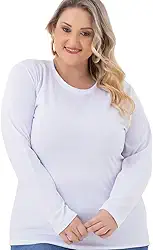 Blusa Térmica Feminina Gola Redonda Plus Size VTM - Conforto, Estilo e Térmica para Outono/Inverno