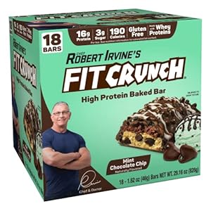 FitCrunch Mint Chocolate Chip, 18 bars