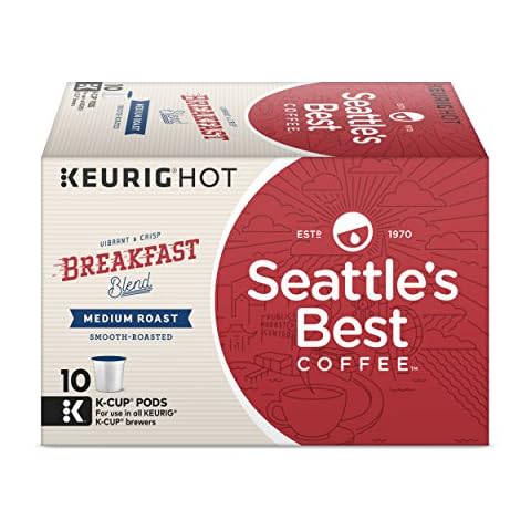 Seattle's Best Coffee Breakfast Blend Medium Roast Single Cup Coffee, 10 ct Cover