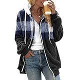 Mädchen Kapuzenjacke Flauschmantel Mode Plüschmantel Strickjacke Flauschjacke Steppjacke Locker Einfarbig Jakcen Innenfutter Warm Sweatshirt Softshelljacke Windbreaker Fahrradjacke Parka Coat