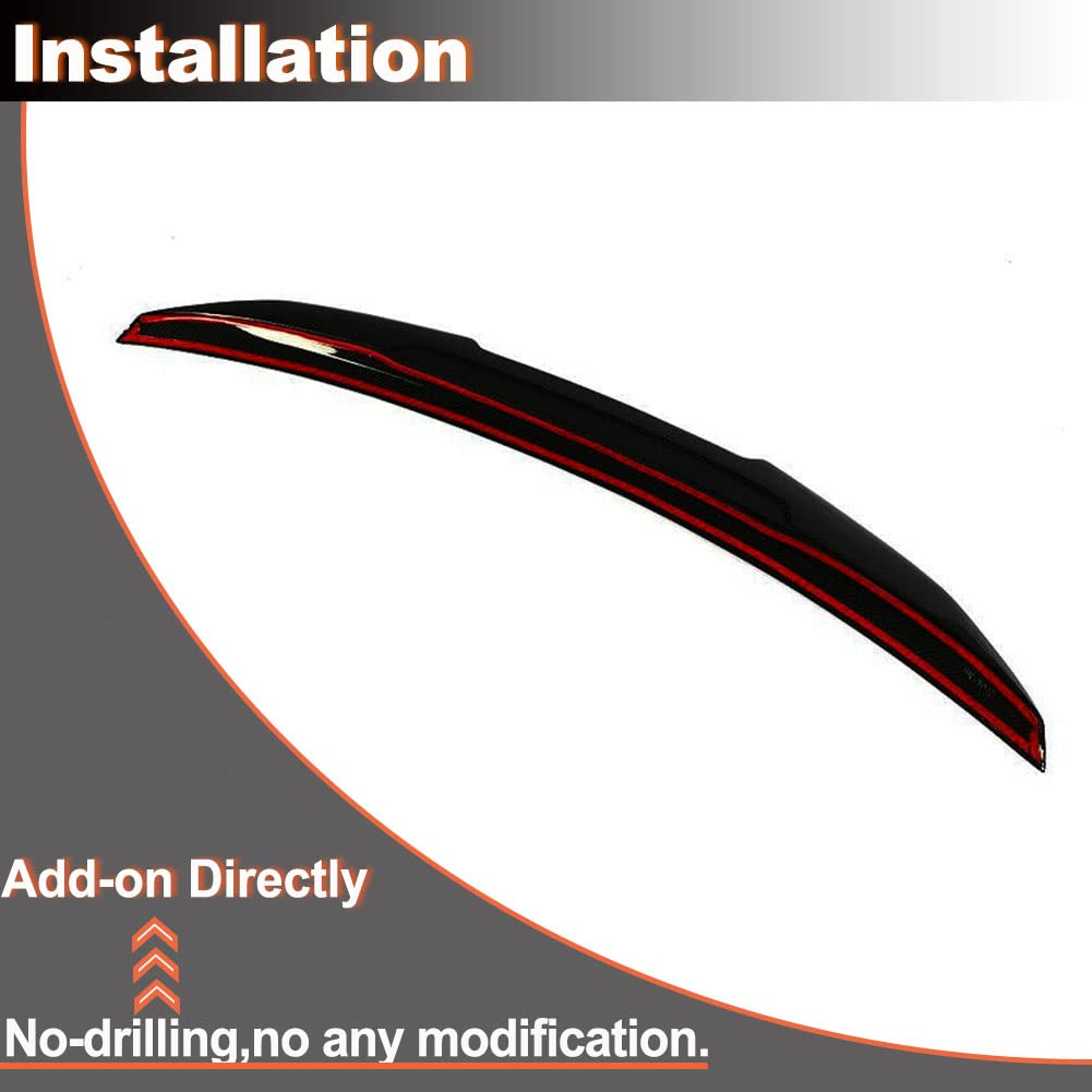 Heckspoiler Für BMW 5 Series E60 520i 525i 530i 530d 2004 2005 2006 2007 2008-2010 Heckflügel Lippe Auto Hinten Trunk-Boot Lip Spoiler Flügel Auto Heck Flügel