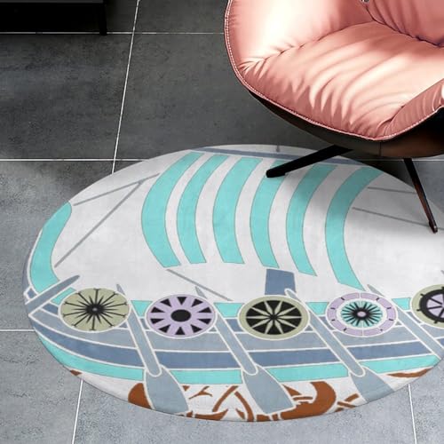 Tapis de décoration pour la maison viking lavable pour protéger le parquet