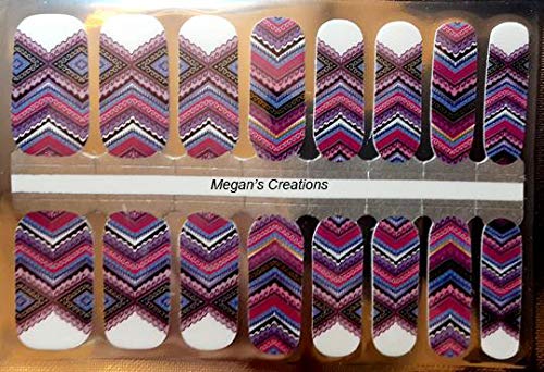 Colorful Mix Design Nail Polish Wraps - Nail Polish Strips