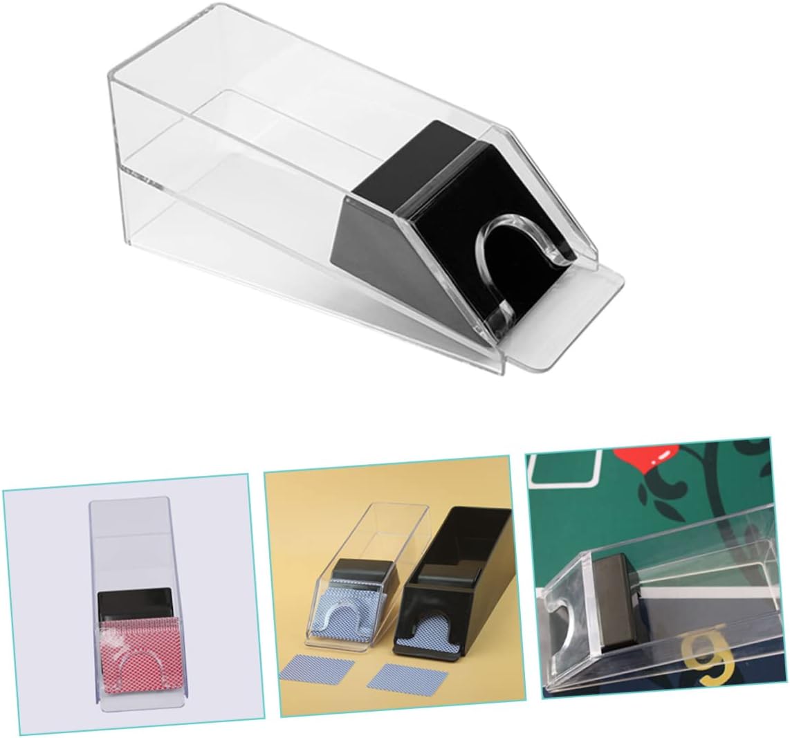 BESTonZON Poker Dealer Cards Dealer Playing Card Business Card Holder Distributor Card Game Money Belt Tabletop