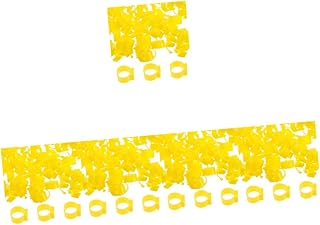 Balacoo 500 Pçs Pulseira De Anel De Tornozelo Etiquetas Para Animais De Estimação Etiquetas De Plástico Anéis De Tornozelo De Bandas De Perna De Pombo Bandas De Perna De