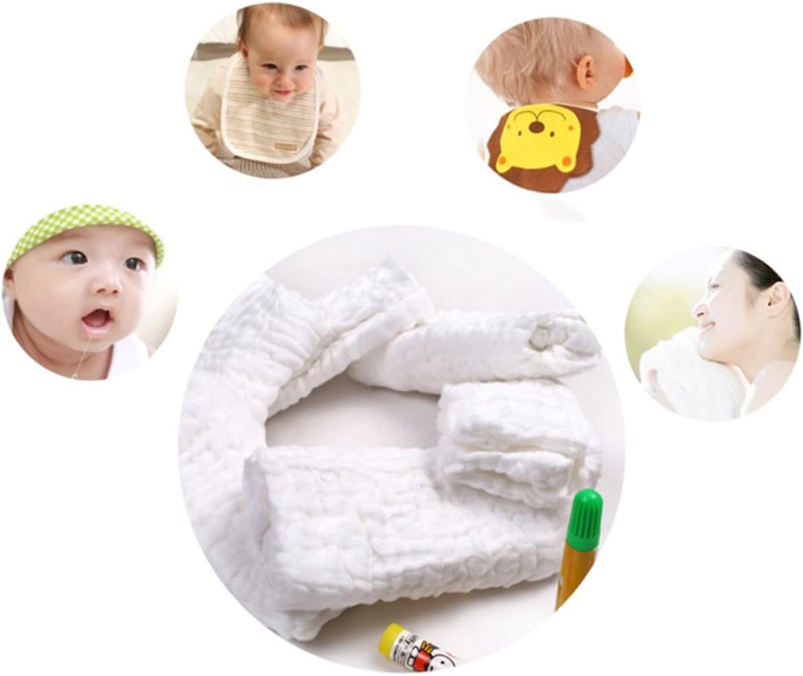 BESPORTBLE 5pcs Pure Cotton Reusable Diapers for Newborns Breathable High Absorbency Nursing Cushions for Years Old Washable Cloth Diapers