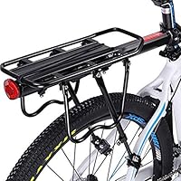 Amazon | Enkrio 自転車 荷台 軽量 リアキャリア 伸縮自在 耐