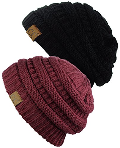 C.C Trendy Warm Chunky Soft Stretch Cable Knit...