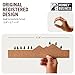 Monkey Business Memo Mountain Cork Board Strip - Corkboard Pin Board with Mountain Scene Pushpins, Office Accessories, Cute Cork Boards for Walls