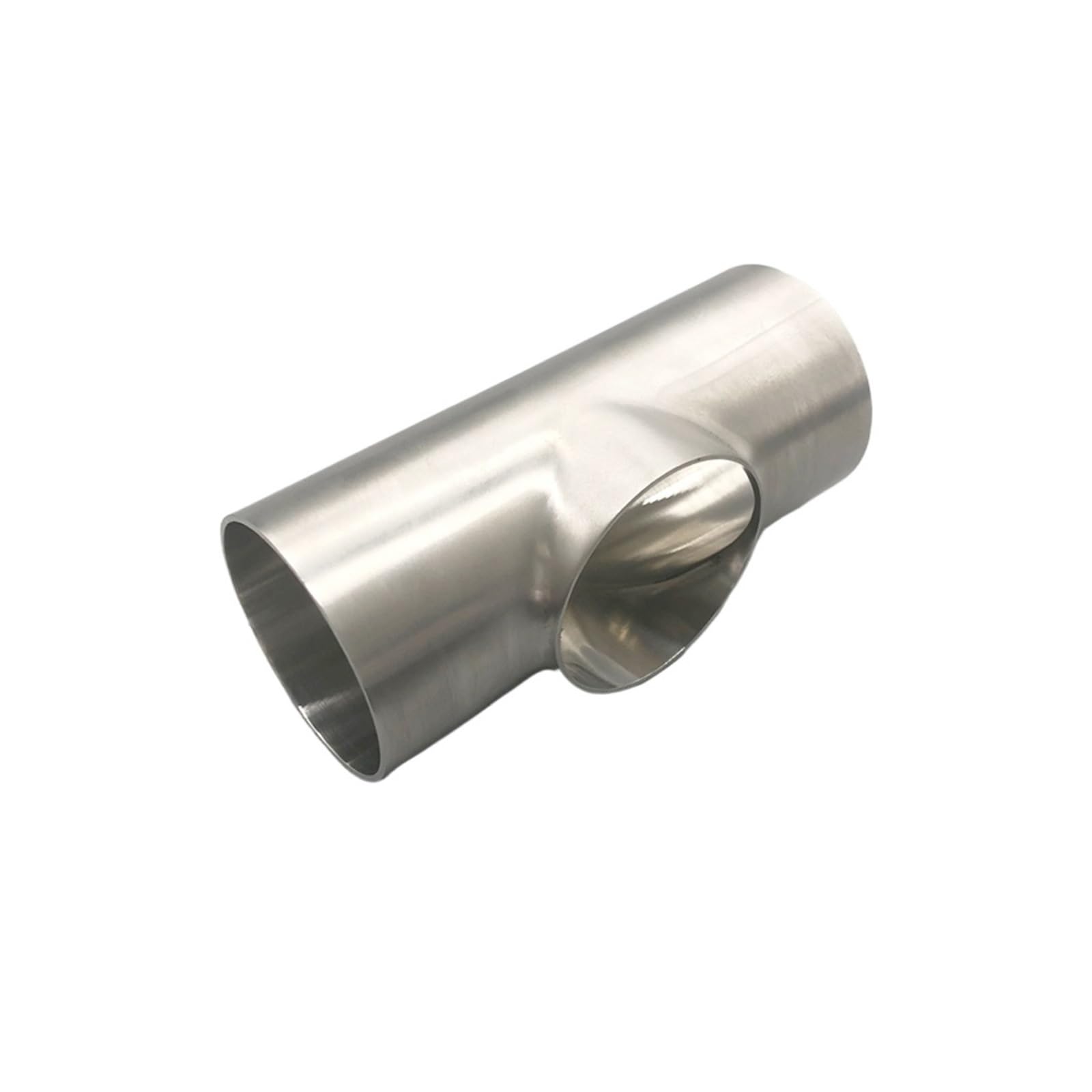 Tamaño 19mm-108mm tubo OD soldadura a tope T plana conector de montaje de 3 vías SUS 304 Homebrew sanitario inoxidable(OD 76mm Wall 2mm)